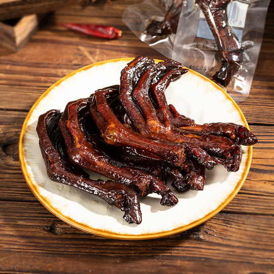 Qianjiaxiang patas de pato estofadas 500g al vacío envasadas individualmente