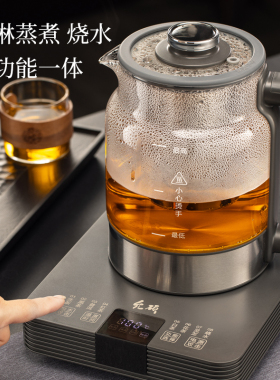大容量喷淋式煮茶器养生自动上水烧水壶泡茶专用蒸汽煮茶抽水一体
