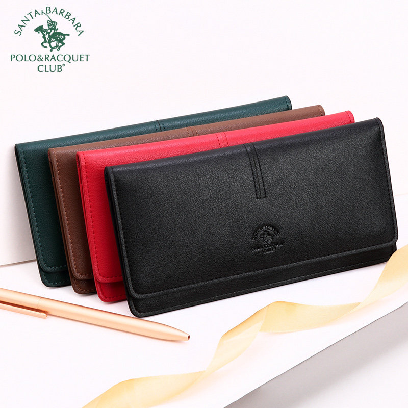 圣大保罗真皮长款多卡位牛皮钱包 圣大保罗格菲克斯卡包