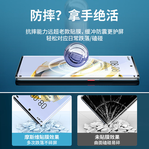 适用华为nova10钢化膜nova9Pro手机膜8曲屏7保护防窥水凝nove防偷窥新款全屏曲面novo贴膜窥屏por全包pr0全胶 - 图3