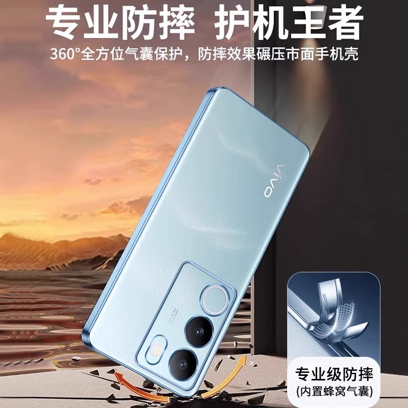 【德国进口】适用vivos17Pro手机壳s17新品保护套超薄透明vivos17t新款s17e镜头全包防摔vivos女简约硅胶软 - 图3