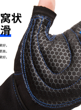 健身手套带护腕男半指运动引体向上训练单杠锻炼防滑起茧哑铃器械