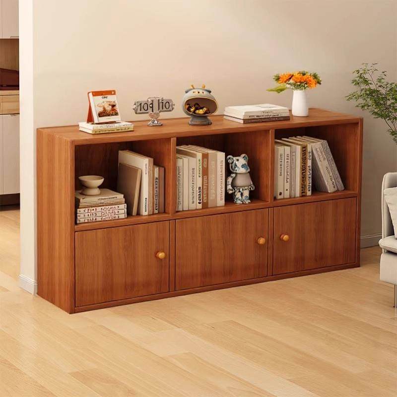 书柜收纳柜大容量边柜家用窄柜客厅矮柜一体靠墙格子柜落地储物柜,淘宝优惠券,粉丝福利购,淘宝优惠卷