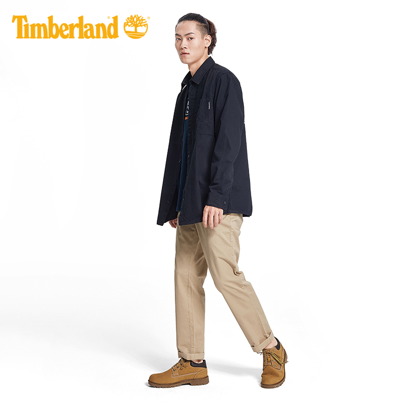 Timberland添柏岚踢不烂大黄靴户外经典休闲低帮马丁靴A1P3L-图1