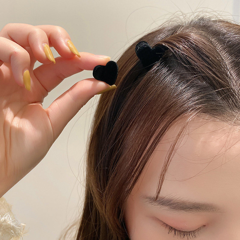 徐艺洋同款小号植绒抓夹迷你可爱刘海发夹边夹小夹子发饰女头发卡_虎窝淘
