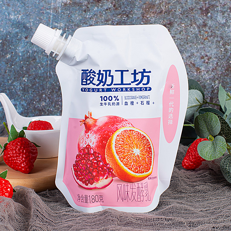 新希望琴牌酸奶工坊180g袋装酸奶*12/6袋原味青柠味血橙石榴草莓
