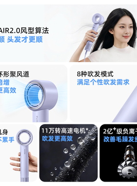 新品飞科星环高速吹风机护发速干