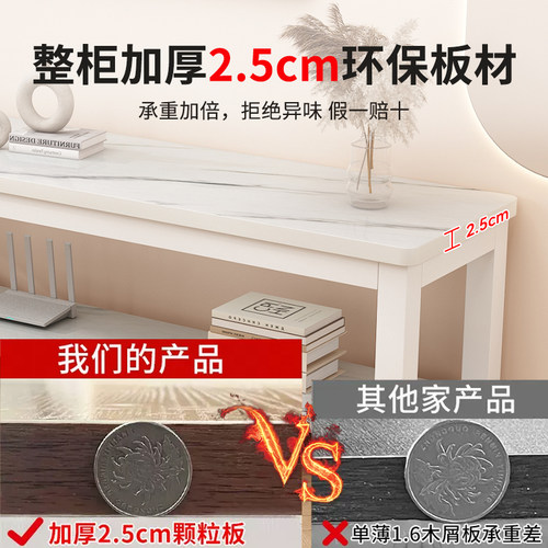简易电视柜落地客厅家用现代简约小户型2025新爆款出租房置物桌子 - 图0