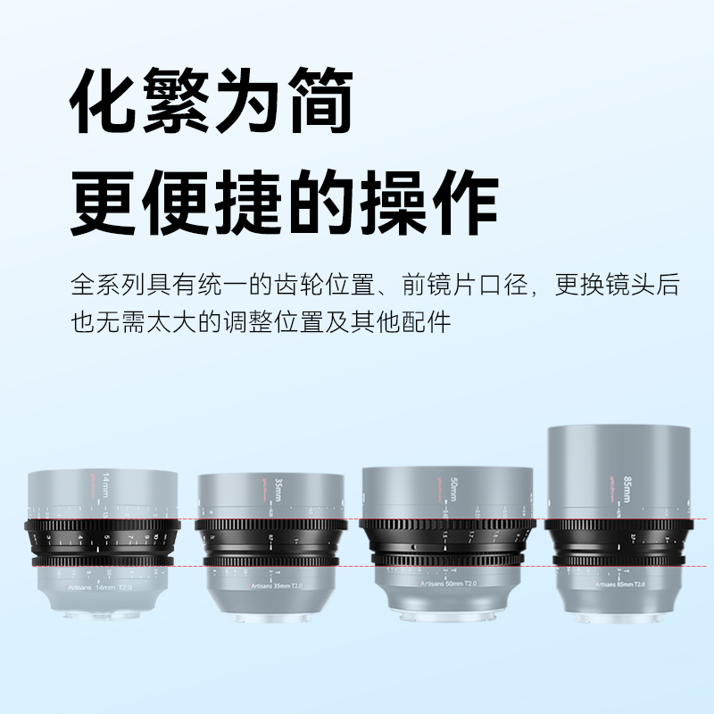 七工匠14mm T2.9全画幅超广角电影镜头适用索尼A7M4佳能RF松下S5 - 图1