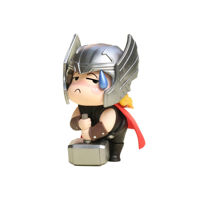 英雄联盟手办优质版英雄联盟变装蜡笔小新盲盒手办模型卡通伴手礼玩具桌面摆件