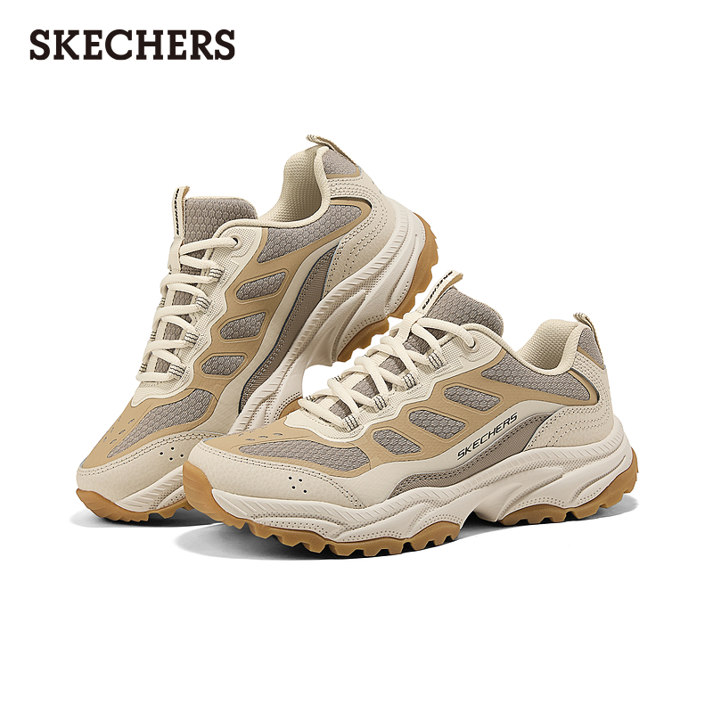 斯凯奇户外鞋2025秋冬新款老爹鞋时尚潮流女鞋轻便舒适休闲运动鞋 - 图3