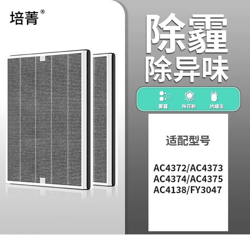 适配飞利浦空气净化器滤网ac4374 3252 3256 3254滤芯fy3047 3137 - 图2