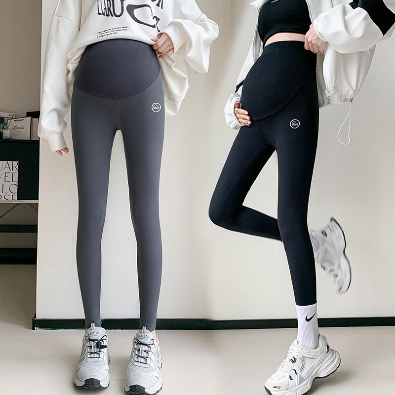 超大码孕妇蜂窝打底裤秋冬加绒弹力鲨鱼裤300托腹可调瑜伽裤200斤,淘宝优惠券,粉丝福利购,淘宝优惠卷