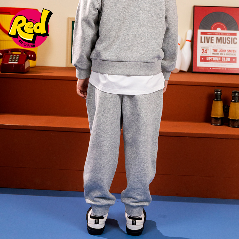 redcopper童装儿童2025新款春秋季裤子运动裤女童男童休闲裤卫裤