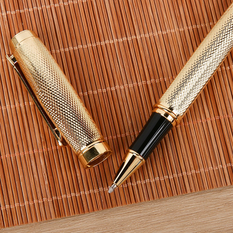 纯黄铜笔签字笔宝珠笔创意商务办公创意礼品笔学生用文具毕业礼品 - 图1