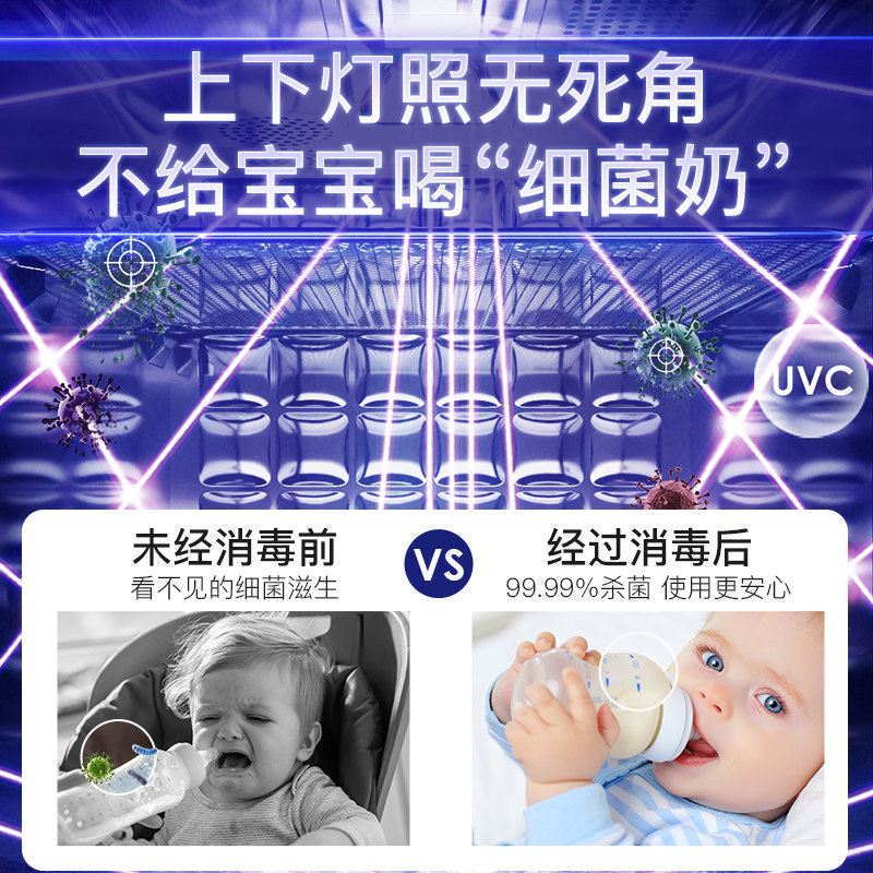 【尊享升级款】小白熊婴儿奶瓶消毒器 小白熊拉法奶瓶消毒器/消毒锅