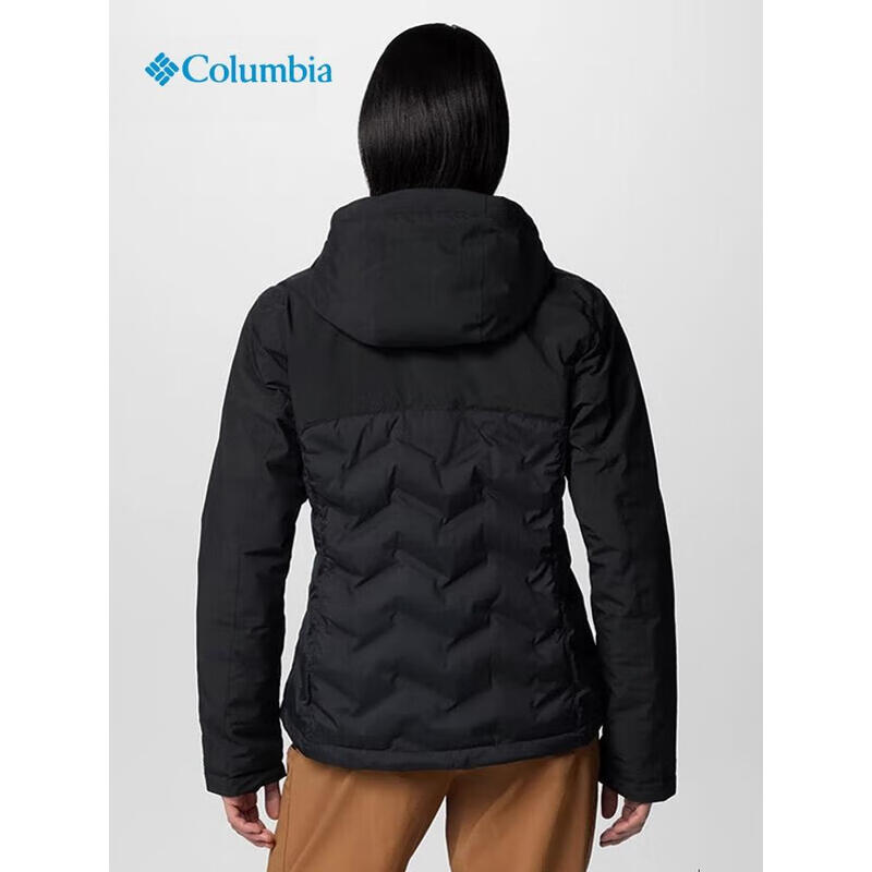 哥伦比亚羽绒服女25秋冬新款户外防水热能保暖650蓬外套XR8598 - 图1