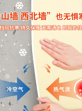床边防寒保温墙贴发热材料一体板