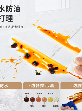 厨房贴纸防水自粘墙灶台瓷砖橱柜