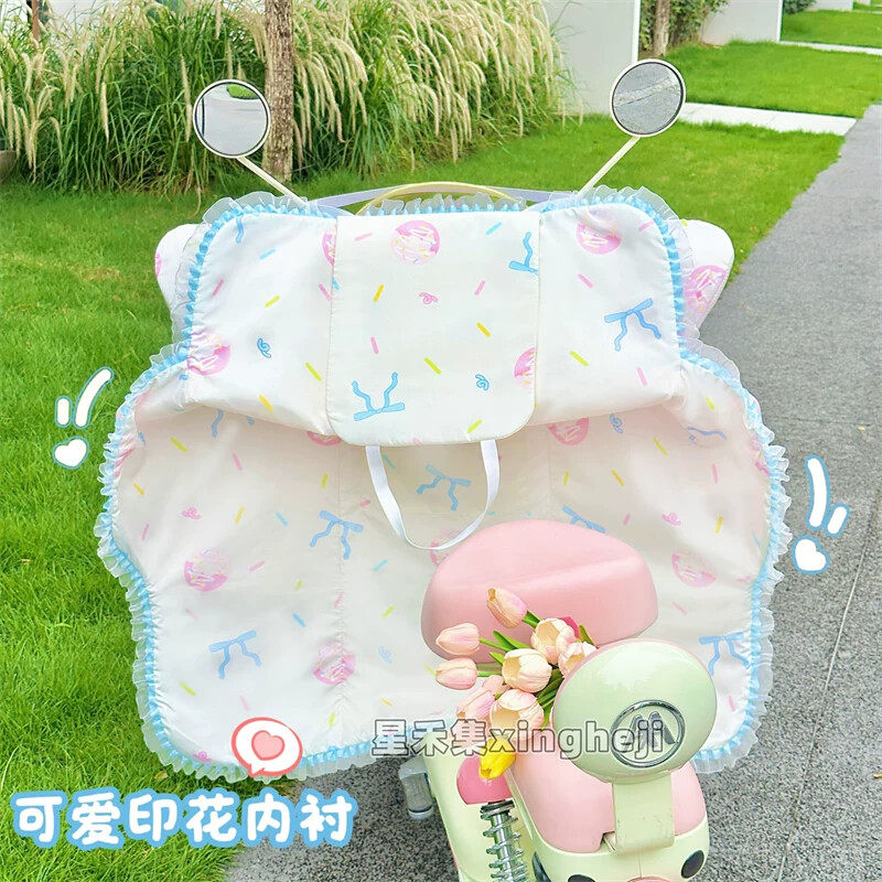 New electric car windshield, cute summer thin, universal sun protection for all seasons, double-sided waterproof sunshade, battery motorcycle