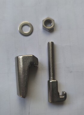 真空ISO不锈钢 双边C型法兰盘片盲板沟钩槽卡钳螺丝钉螺栓 抱卡箍