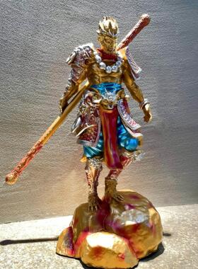 美猴王黑神话悟空装饰金棒周边人物斗胜佛客厅电视柜装饰