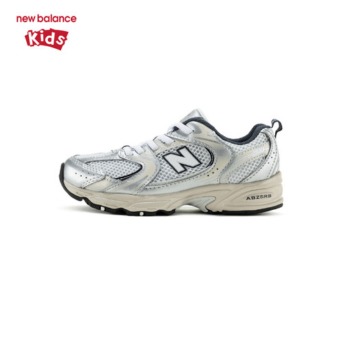 New Balance nb童鞋儿童男女中童4~7岁秋冬潮酷网面革面运动鞋530 - 图0