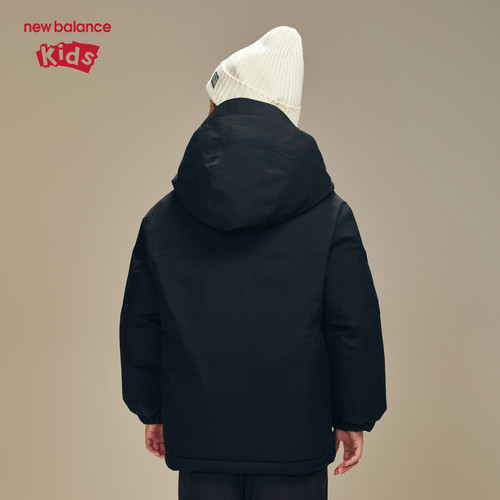 【鹅绒】New Balance nb童装男女儿童25新款连帽羽绒服ND7PF44023 - 图2