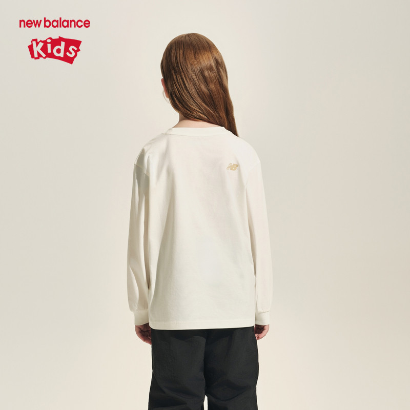 【凉感】New Balance nb童装男女儿童春秋透气长袖T恤ND7DF3E103,淘宝优惠券,粉丝福利购,淘宝优惠卷