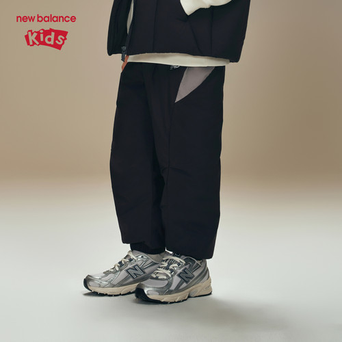 New Balance nb童装儿童男女秋冬新款保暖棉裤束脚长裤ND7XF44073 - 图2