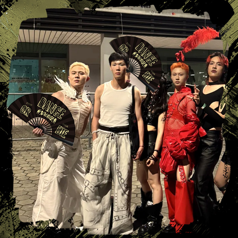 ladygaga扇子粉丝周边音乐节明星演唱会来图定制应援扇双面款折扇,淘宝优惠券,粉丝福利购,淘宝优惠卷