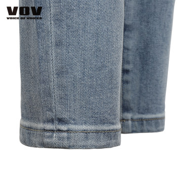 vov jeans summer ແມ່ຍິງໃຫມ່ກະທັດຮັດແອວສູງ retro jeans 61122554192