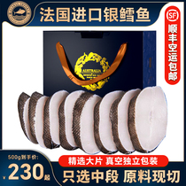 French imported silver cod fish midsection baby baby supplement the whole cut large chunk Antarctic canine toothfish deep-sea silver snowfish