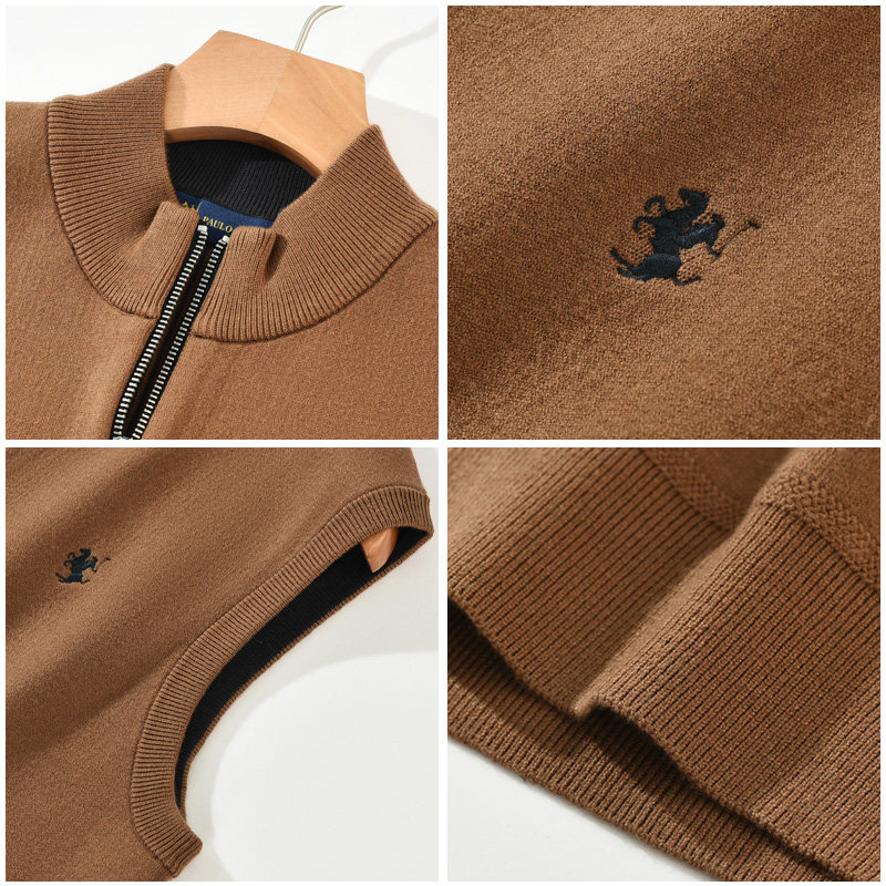 保罗彼得秋季男马甲坎肩无袖保暖加厚保暖上衣拉链马甲MLCC39551,淘宝优惠券,粉丝福利购,淘宝优惠卷