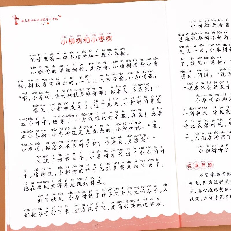 一年级上册下册每日一读小学生语文阅读本优美句子积累大全一年级必读的课外书晨诵晚读晨读美文课外阅读素材好词好句好段素养读本