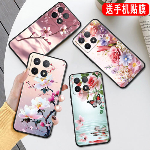 秋昊适用于红米k70e手机壳2311DRK48C好看MiuiK70e保护套hongmik7oe唯美231lDRK48C花卉2311drk48c春天Hmk70e - 图0