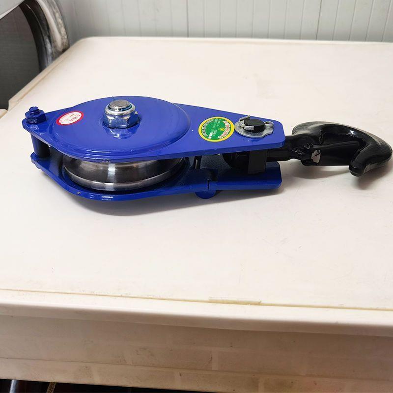 国标滑轮大全组吊轮省力起重滑车钢丝绳滑轮0.5/1/2/3/5T滑轮吊钩 - 图2