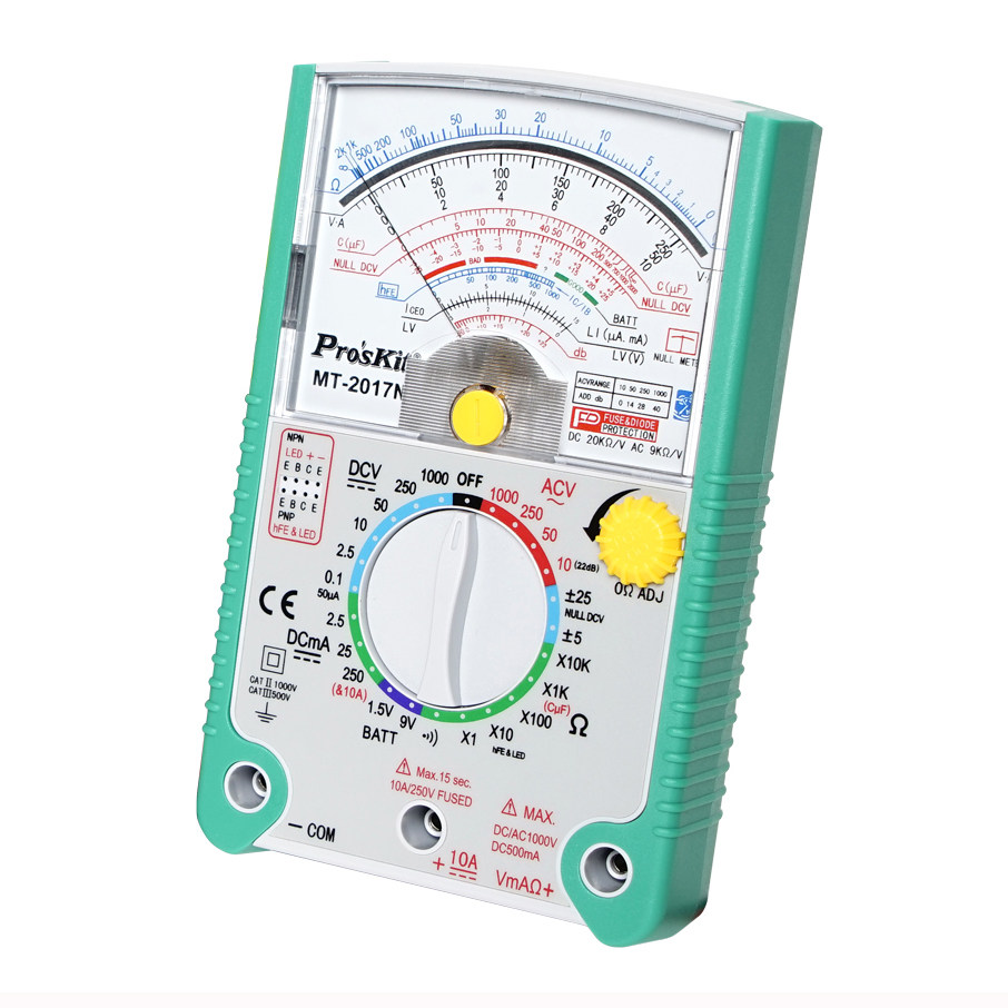宝工mt-2017n指针式26档指针万用表 宝工智段万用表