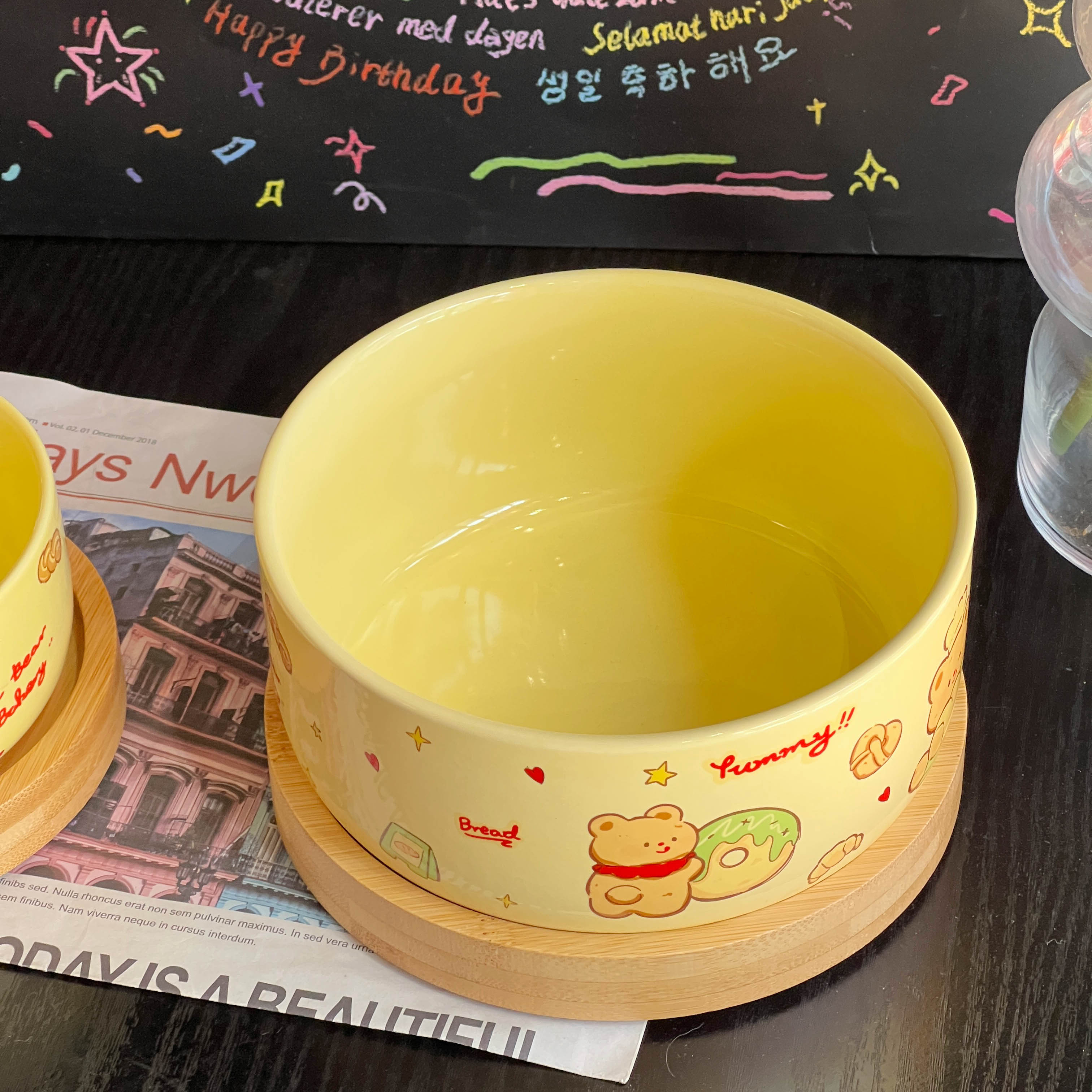 猫碗狗碗猫食盆高颜值猫咪水碗大口径宠物专用碗护颈防滑狗狗饭盆 - 图0