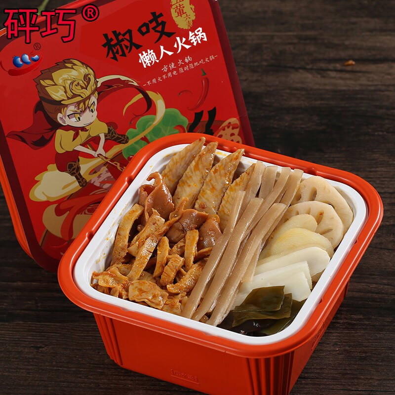 椒吱肉多多400g方便自热自煮速食 冠趣食品即食火锅