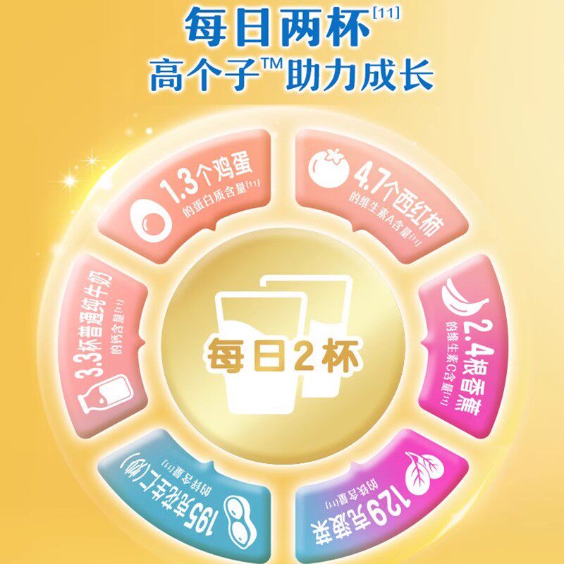 伊利高个子学生营养奶粉400g儿童青少年成长初高中生高钙高锌高铁,淘宝优惠券,粉丝福利购,淘宝优惠卷