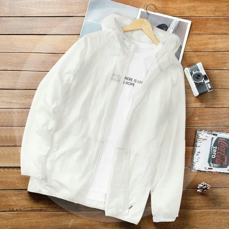 冰丝防晒服男士夏季ins潮流薄款速干防紫外线皮肤衣宽松休闲钓鱼