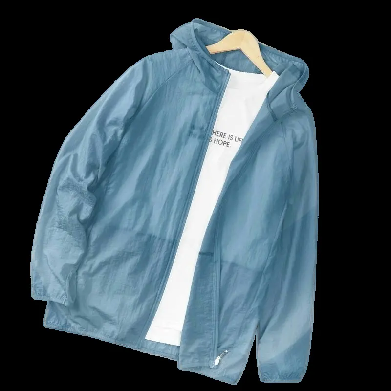 冰丝防晒服男士夏季ins潮流薄款速干防紫外线皮肤衣宽松休闲钓鱼