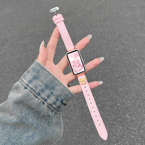 北想适用keep手环B4表带秋冬创意b5新款Keep运动手环b4lite手表带帆布复古牛仔KEEP智能手环腕带配件表壳 - 图2