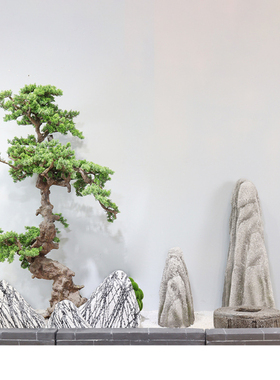 仿真玻璃钢奇石庭院造景装饰摆件
