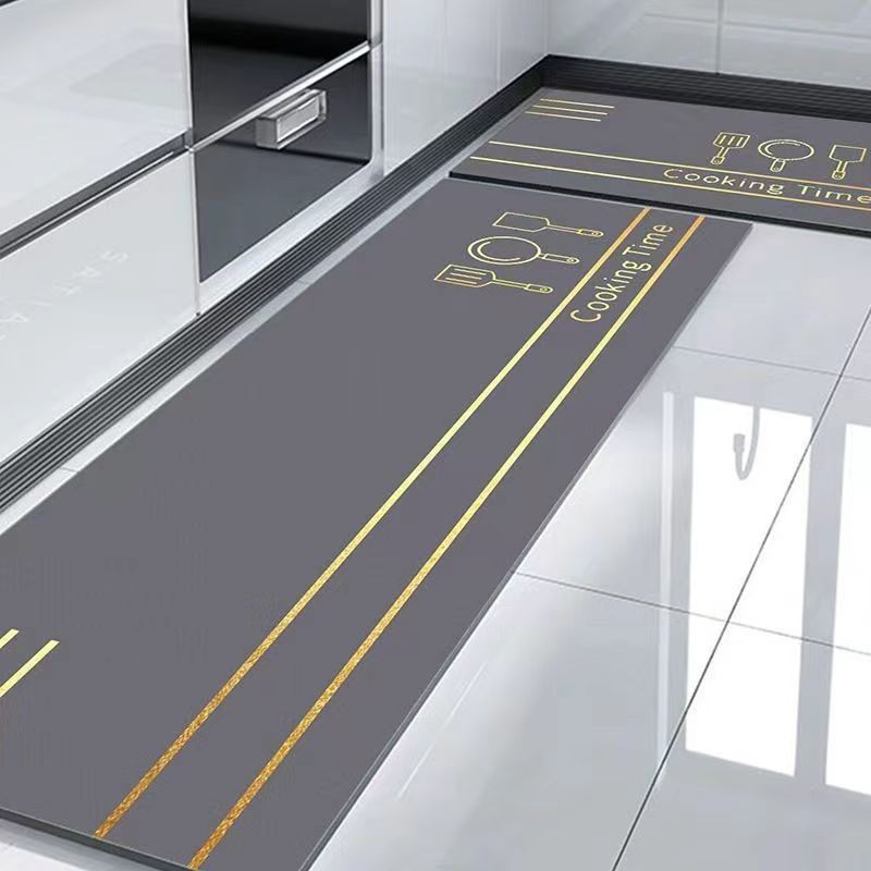 厨房防滑地垫硅藻泥吸水吸油长条耐脏脚垫进门浴室卫生间门口防摔,淘宝优惠券,粉丝福利购,淘宝优惠卷