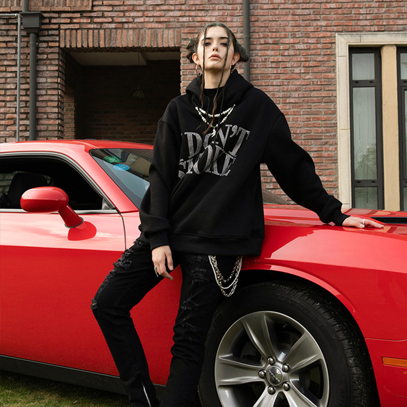 donsmoke2020aw日本进口水钻卫衣 donsmoke卫衣