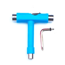 Skateboard tool high-quality T-word tool Y word tool skateboard repair tooth repair tool Colour inner corner T Colour blue