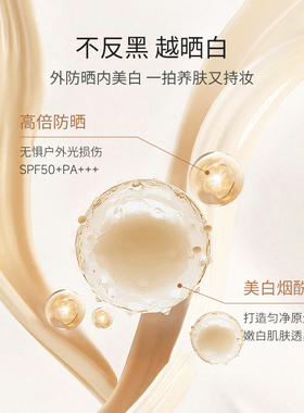 【达人专属】郑瑄茉遮瑕轻薄裸肤气垫韩国保湿防晒美白
