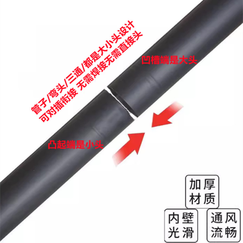 壁炉排烟管160/180/150mm110/12/13公分20cm取暖炉灶烟筒子烟囱管 - 图1